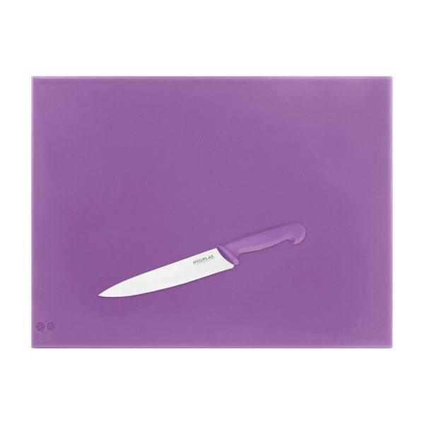 Hygiplas High Density Chopping Board Purple - 600x450x12mm - Image 5
