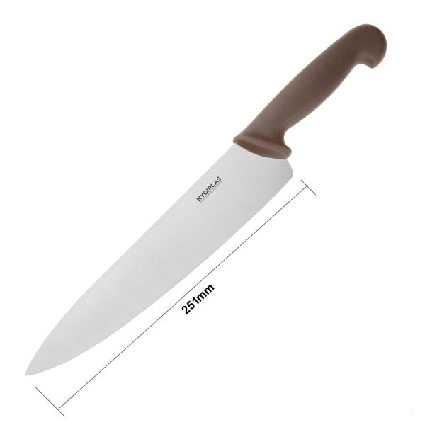 Hygiplas Cooks Knife Brown 25.4cm - Image 5
