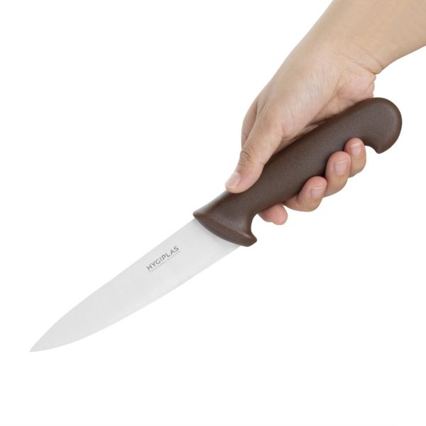 Hygiplas Cooks Knife Brown 15.9cm - Image 2