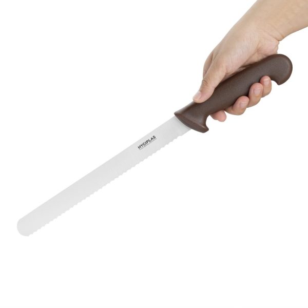 Hygiplas Slicer Serrated Brown 25.4cm - Image 2