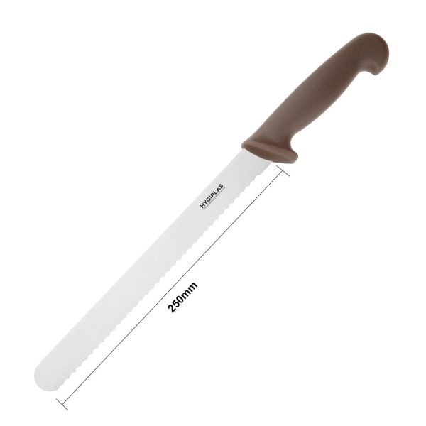 Hygiplas Slicer Serrated Brown 25.4cm - Image 5