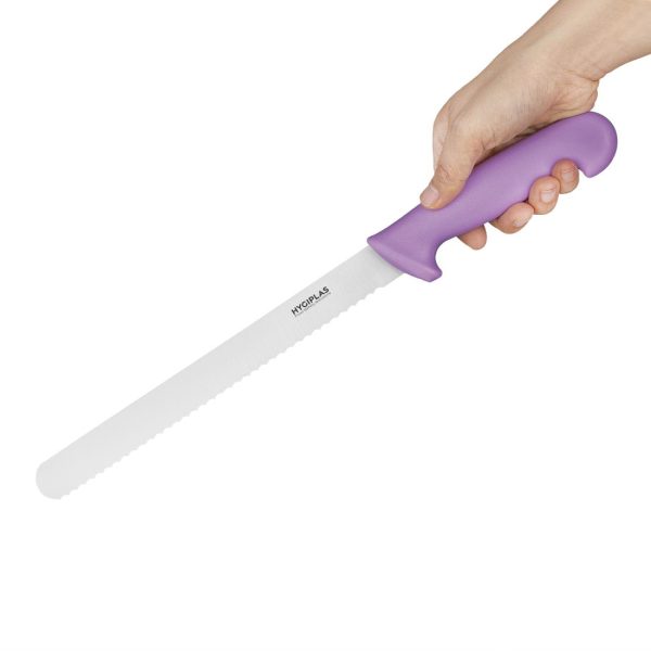 Hygiplas Slicer Serrated Purple 25.4cm - Image 2