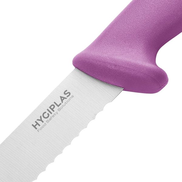 Hygiplas Slicer Serrated Purple 25.4cm - Image 3