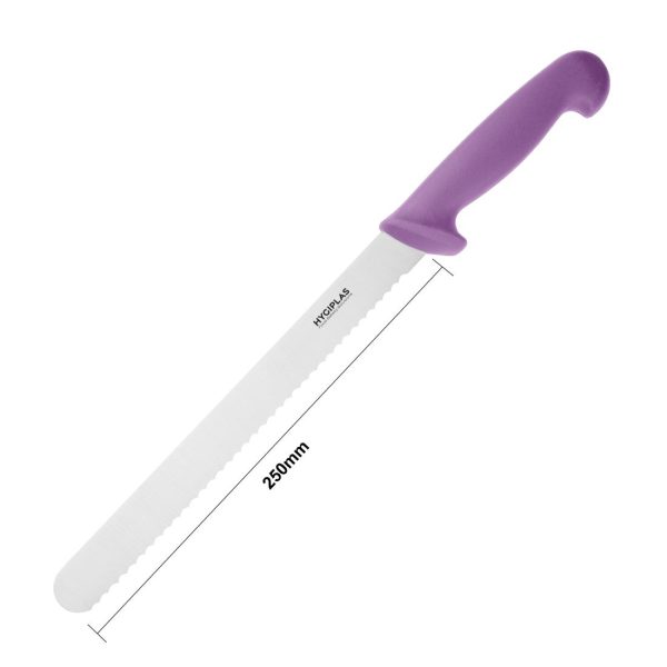 Hygiplas Slicer Serrated Purple 25.4cm - Image 5