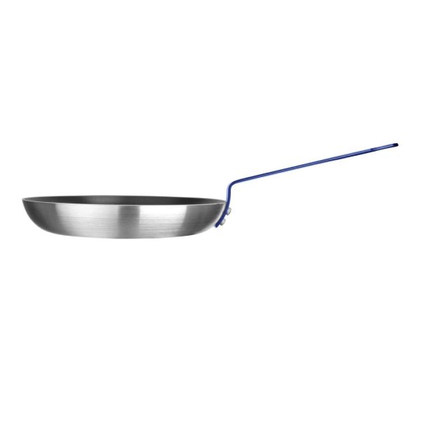 Hygiplas Non-Stick Teflon Aluminium Platinum Plus Frying Pan with Blue Handle 280mm - Image 5