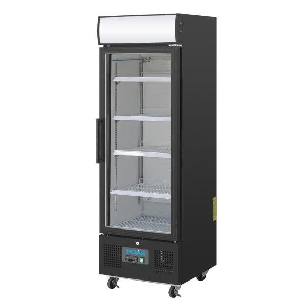 Polar G-Series Upright Display Fridge 218Ltr Black - Image 2