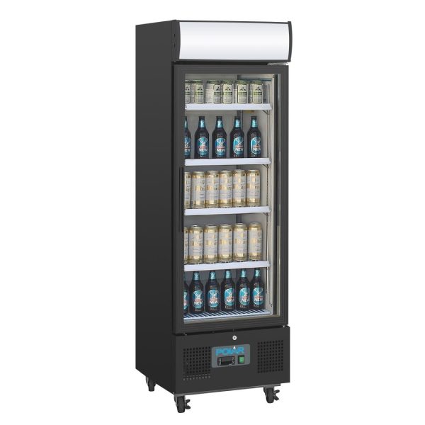 Polar G-Series Upright Display Fridge 218Ltr Black - Image 8