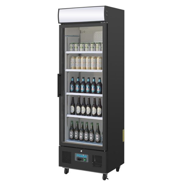 Polar G-Series Upright Display Fridge 368Ltr Black - Image 4