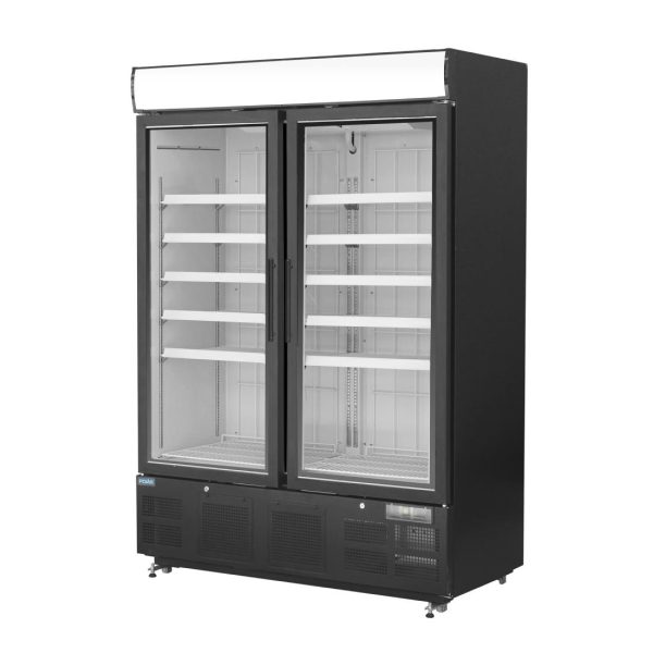 Polar G-Series Upright Display Freezer 920Ltr Black - Image 2