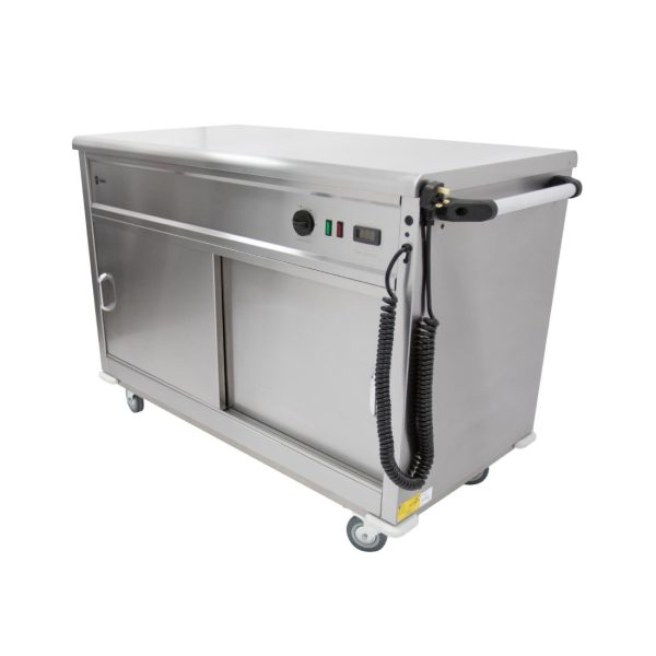 Parry Mobile Hot Cupboard with Flat Top MSF12 - Image 2