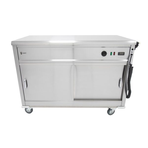Parry Mobile Hot Cupboard with Flat Top MSF12 - Image 4