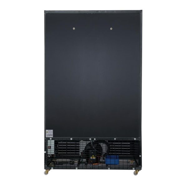 Polar G-Series Upright Hinged Door Display Cooler with Light Box 950Ltr Black - Image 7