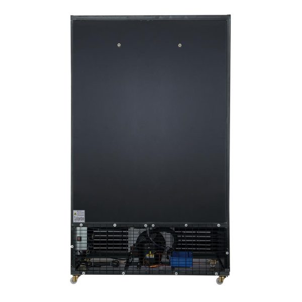 Polar G-Series Upright Sliding Door Display Cooler with Light Box 950Ltr Black - Image 6