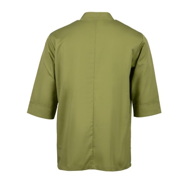 Chef Works Unisex Chefs Jacket Lime - Image 3