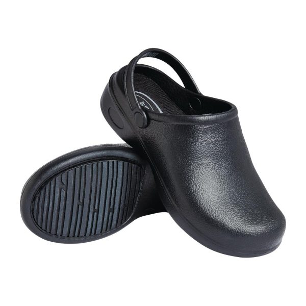 Nisbets Essentials Chefs Clog Black - Image 6