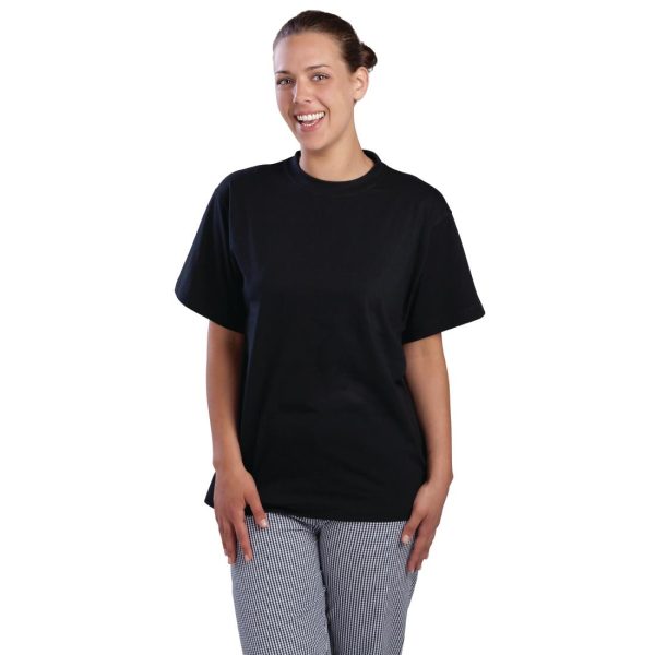 Nisbets Essentials T-Shirt Black XL (10 Pack) - Image 3
