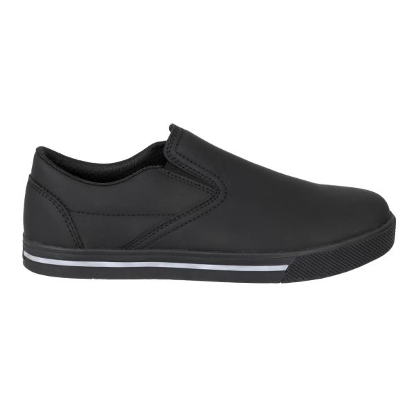 Slipbuster Recycled Microfibre Slip-on Shoe Matte Black - Image 2