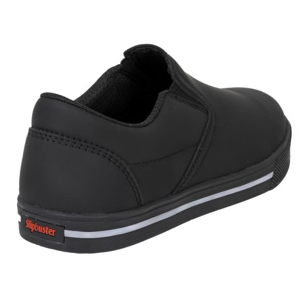 Slipbuster Recycled Microfibre Slip-on Shoe Matte Black - Image 4