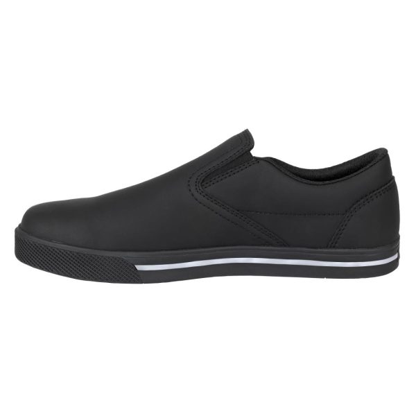 Slipbuster Recycled Microfibre Slip-on Shoe Matte Black - Image 6