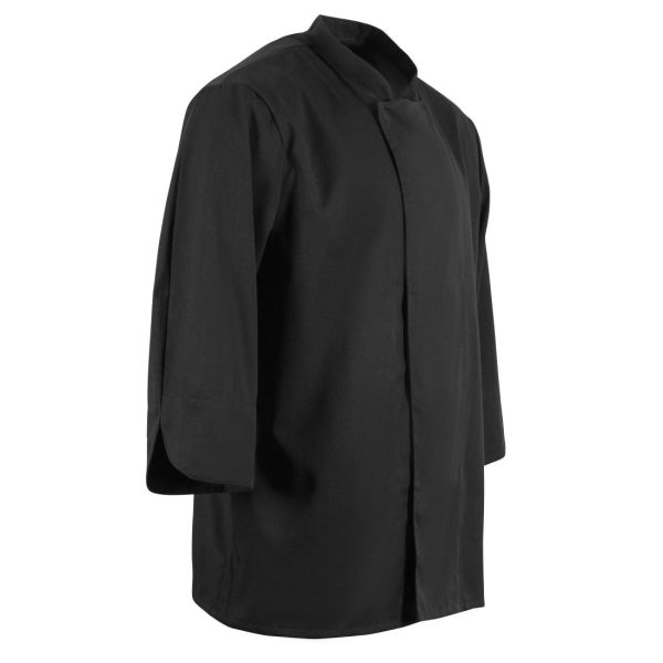 Whites Unisex Atlanta Chef Jacket Black Teflon - Image 4