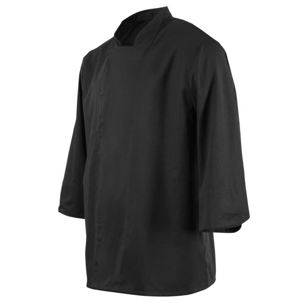 Whites Unisex Atlanta Chef Jacket Black Teflon - Image 5