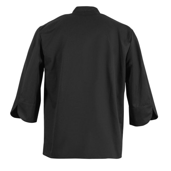 Whites Unisex Atlanta Chef Jacket Black Teflon - Image 6