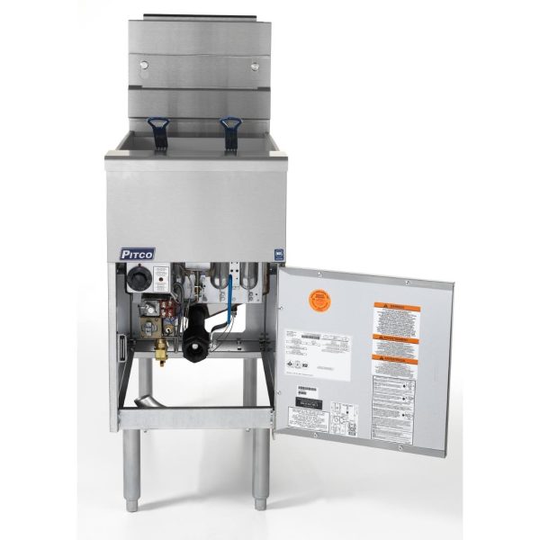 Pitco Twin Basket Single Tank Gas Fryer SG14S - Image 2
