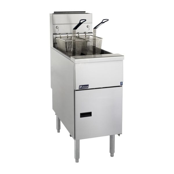 Pitco Twin Basket Single Tank Gas Fryer SG14S - Image 4