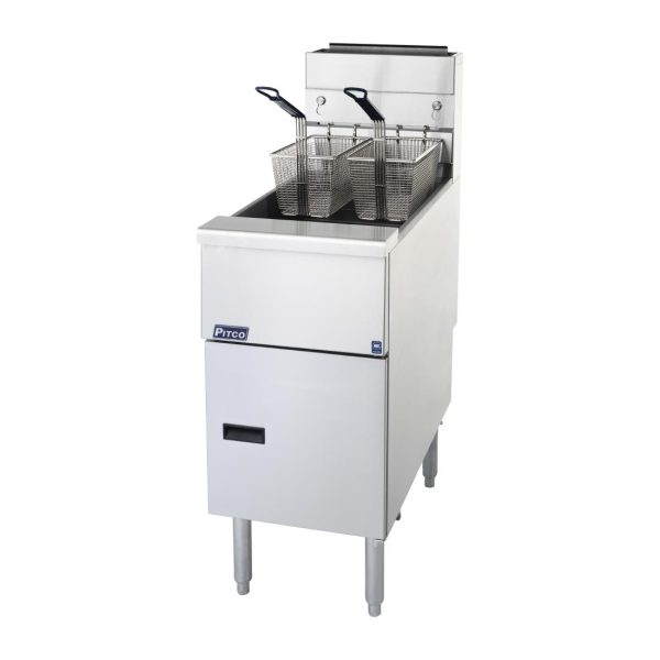 Pitco Twin Basket Single Tank Gas Fryer SG14S - Image 5