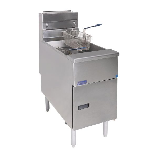 Pitco Twin Basket Single Tank Gas Fryer SG14S - Image 7