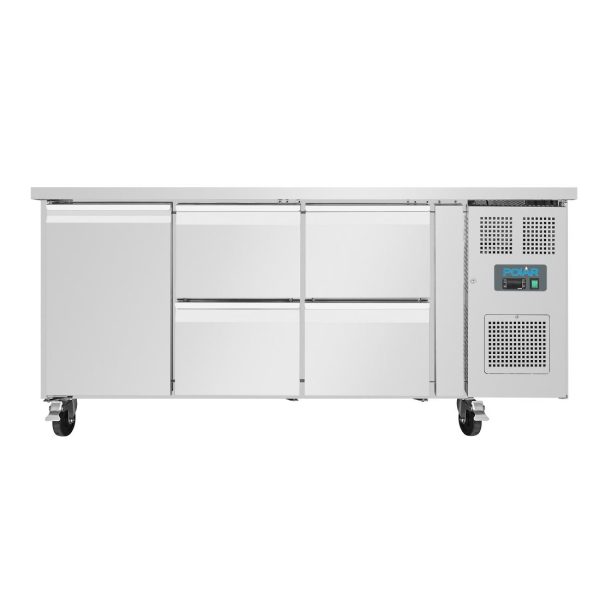 Polar U-Series Single Door and 4 Drawer Counter Fridge 358Ltr - Image 4
