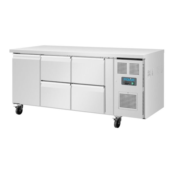 Polar U-Series Single Door and 4 Drawer Counter Fridge 358Ltr - Image 5