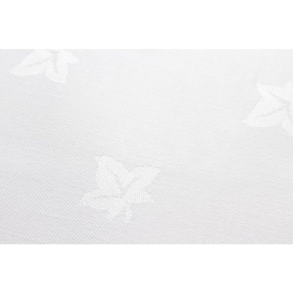 Mitre Luxury Luxor Cotton Napkins Ivy Leaf White 550 x 550mm (Pack of 10) - Image 2