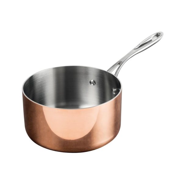 Vogue Cook Like A Pro 3-Piece Tri-Wall Copper Cookware Set - Image 2