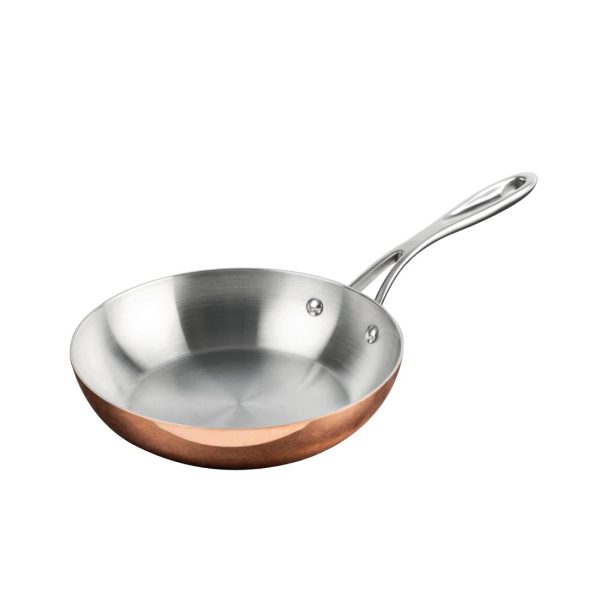Vogue Cook Like A Pro 3-Piece Tri-Wall Copper Cookware Set - Image 3