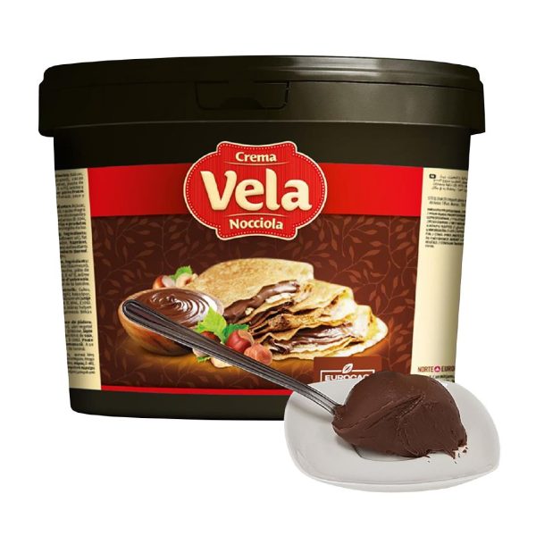 JM Posner Vela Milk Chocolate Hazelnut Spread 6kg - Image 2