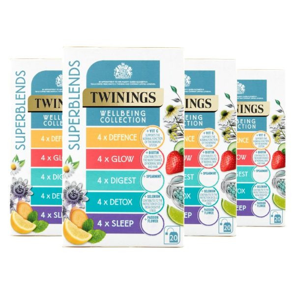 Twinings Superblends Wellbeing Collection Tea Bags (Pack of 80) - Image 2