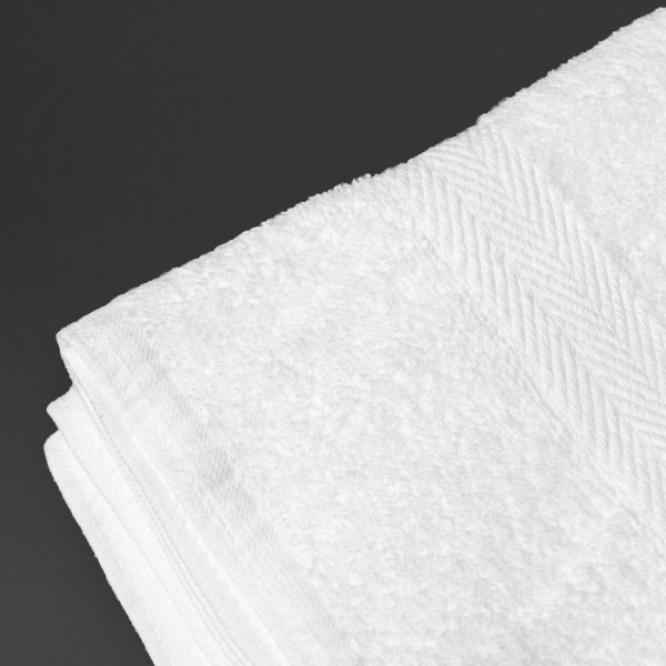 Mitre Essentials Carnival Bath Towel White - Image 2