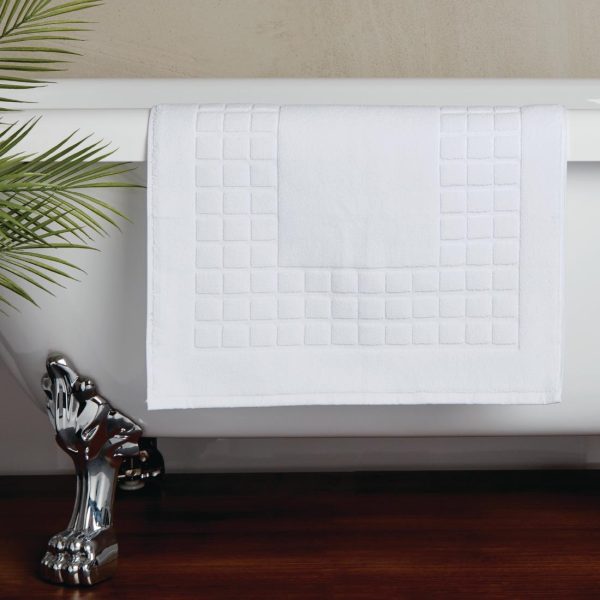 Mitre Luxury Savanna Bath Mat White - Image 2