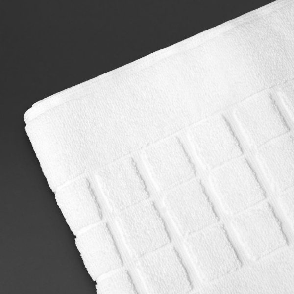 Mitre Luxury Savanna Bath Mat White - Image 5