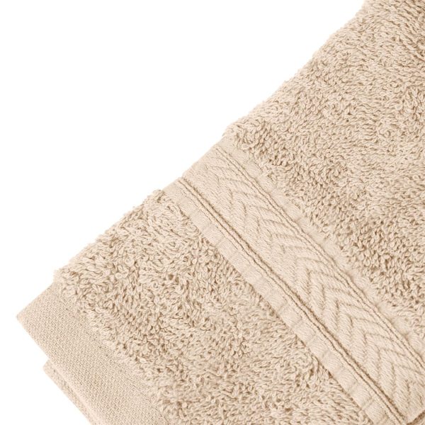 Mitre Essentials Nova Face Cloth Beige (Pack of 10) - Image 3