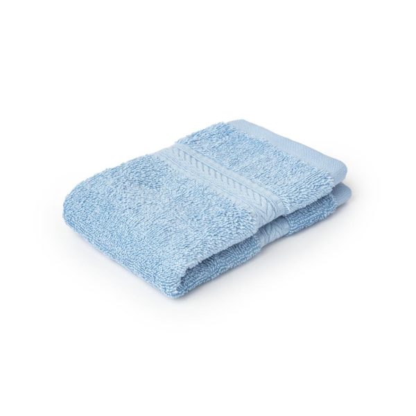 Mitre Essentials Nova Face Cloth Blue (Pack of 10) - Image 2