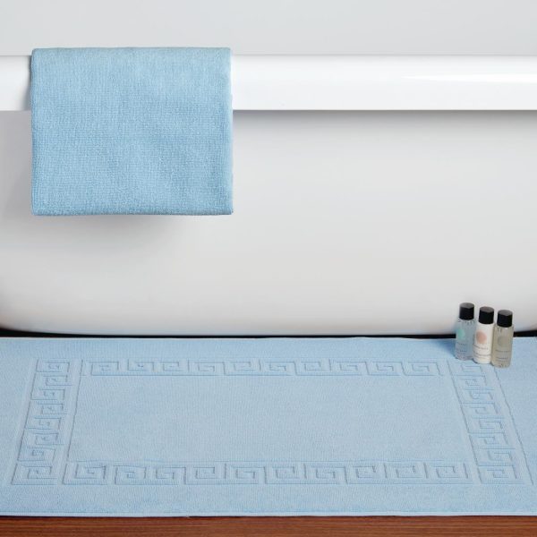 Mitre Essentials Nova Bath Mat Blue - Image 2