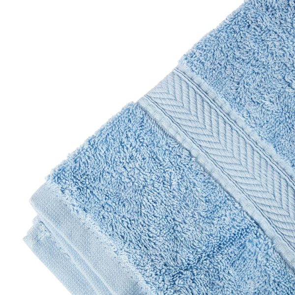 Mitre Essentials Nova Hand Towel Blue - Image 3