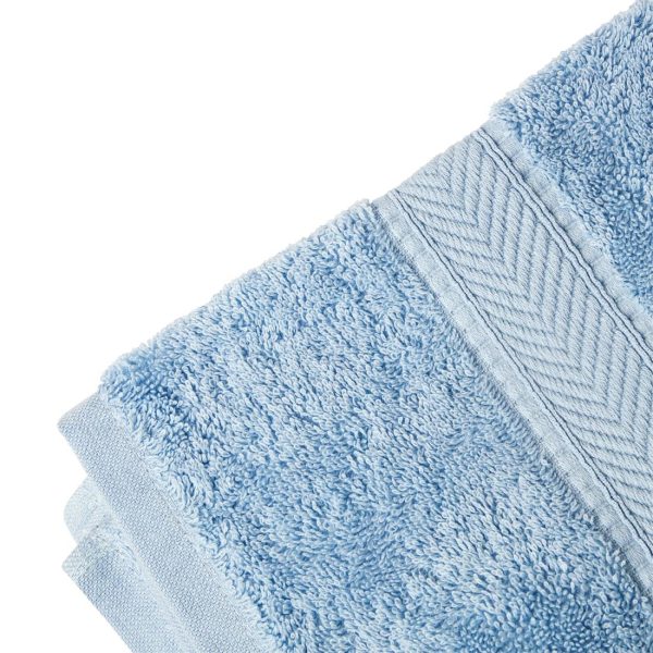Mitre Essentials Nova Bath Towel Blue - Image 3