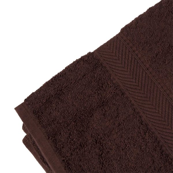 Mitre Essentials Nova Bath Sheet Chocolate - Image 3