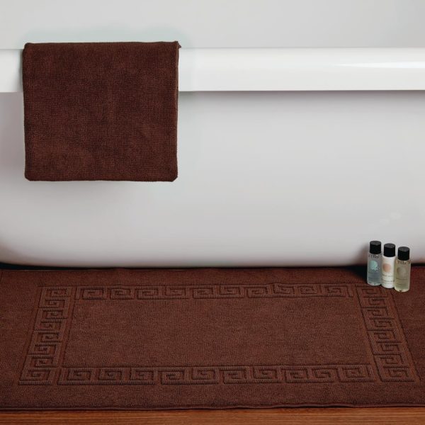 Mitre Essentials Nova Bath Mat Chocolate - Image 2