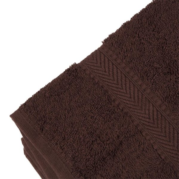 Mitre Essentials Nova Hand Towel Chocolate - Image 3