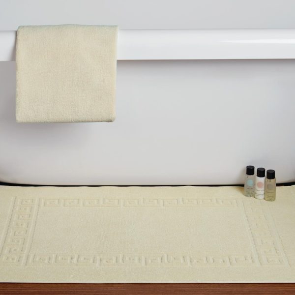 Mitre Essentials Nova Bath Mat Cream - Image 2