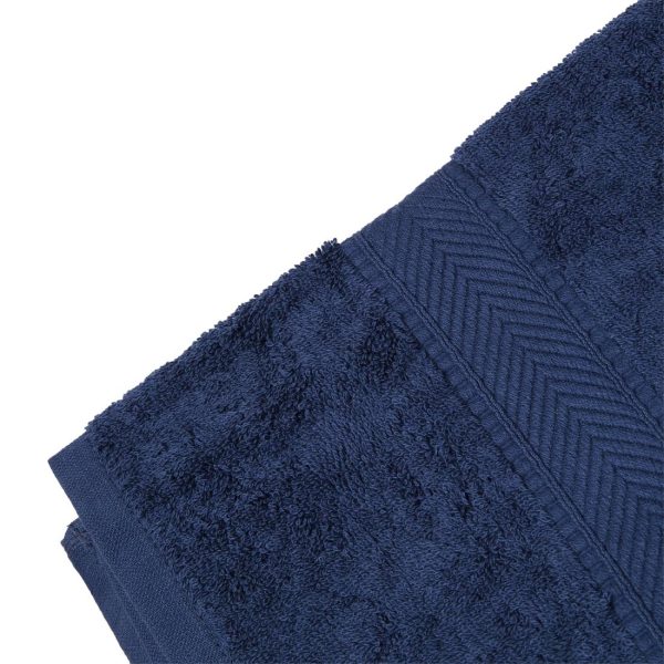 Mitre Essentials Nova Bath Sheet Navy - Image 2